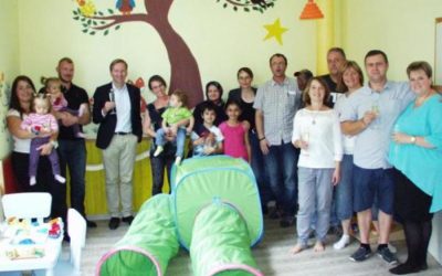 Netzwerk für Kinder feiert neuen Spielraum